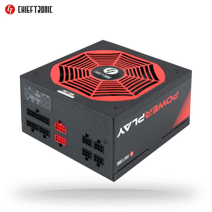 Блок живлення CHIEFTEC Chieftronic PowerPlay Gold (650W), ATX v2.53, 100-240V, >90%, 80+ Gold, 140мм, 1xMB 24pin(20+4), 1xCPU 8pin(4+4), 3xMolex, 9xSATA, 4xPCIe 8pin(6+2), CE, CB, TUV, FCC, RoHS, Fully Modular, Retail