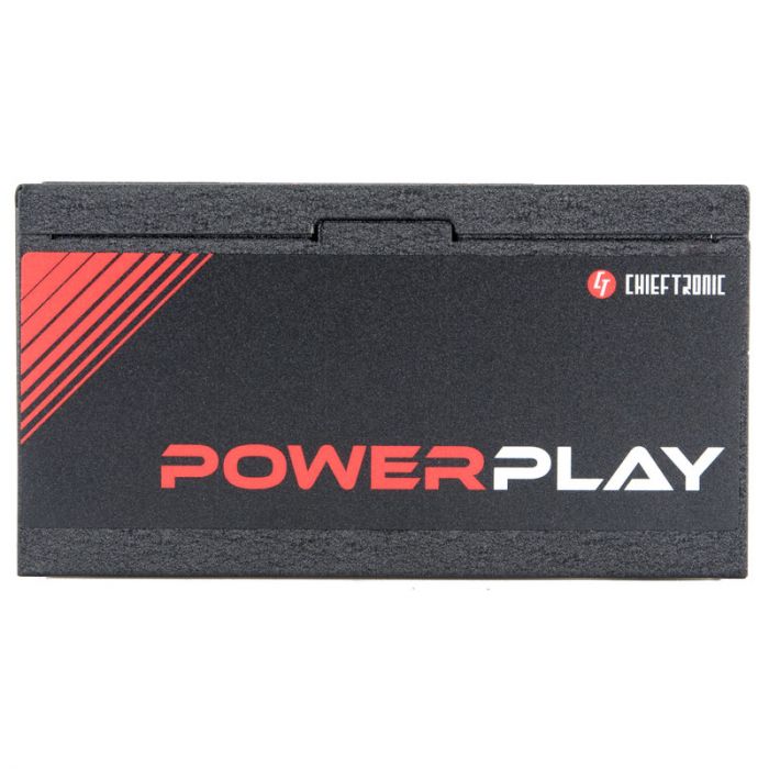 Блок живлення CHIEFTEC Chieftronic PowerPlay Gold (650W), ATX v2.53, 100-240V, >90%, 80+ Gold, 140мм, 1xMB 24pin(20+4), 1xCPU 8pin(4+4), 3xMolex, 9xSATA, 4xPCIe 8pin(6+2), CE, CB, TUV, FCC, RoHS, Fully Modular, Retail