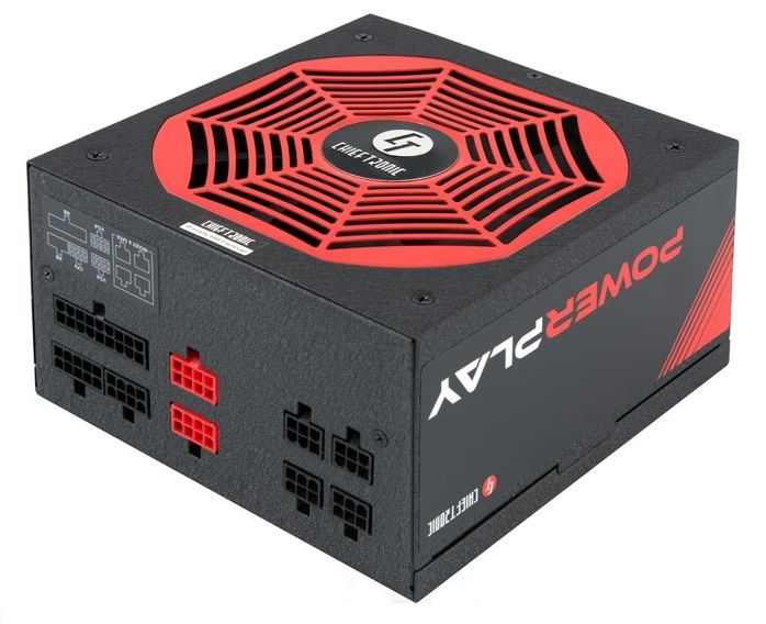 Блок живлення CHIEFTEC Chieftronic PowerPlay Gold (750W), ATX v2.53, 100-240V, >90%, 80+ Gold, 140мм, 1xMB 24pin(20+4), 1xCPU 8pin(4+4), 3xMolex, 9xSATA, 4xPCIe 8pin(6+2), CE, CB, TUV, FCC, RoHS, Fully Modular, Retail