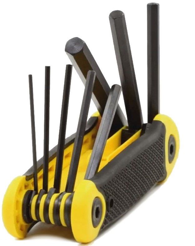 Ключі шестигранні Stanley, набір 8 шт., 1.5-8 мм