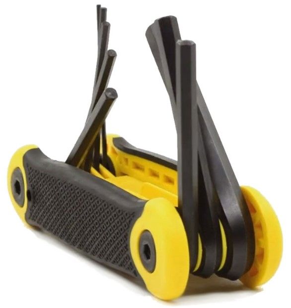 Ключі шестигранні Stanley, набір 8 шт., 1.5-8 мм