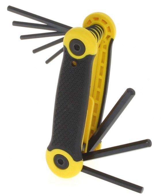 Ключі шестигранні Stanley, набір 9 шт., 5/64 - 1/4"