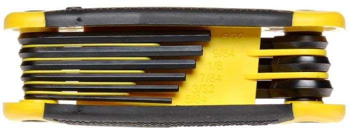 Ключі шестигранні Stanley, набір 9 шт., 5/64 - 1/4"