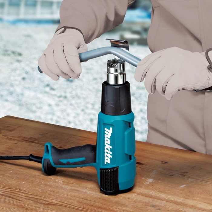 Фен будівельний Makita HG6031VK, 1.800 Вт, 50 -600C, 250 / 500 л/хв, 0.67 кг