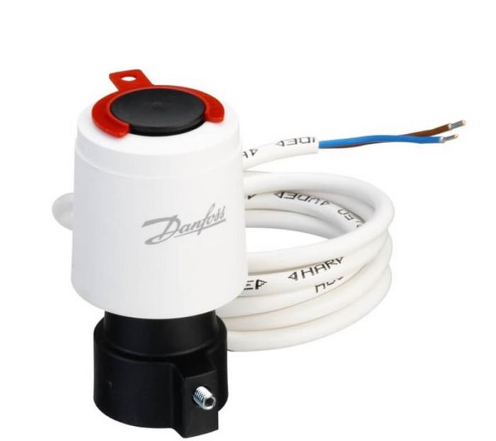 Термоелектричний привод Danfoss TWA-A NO 230V, RA, довжина кабелю 0.95м
