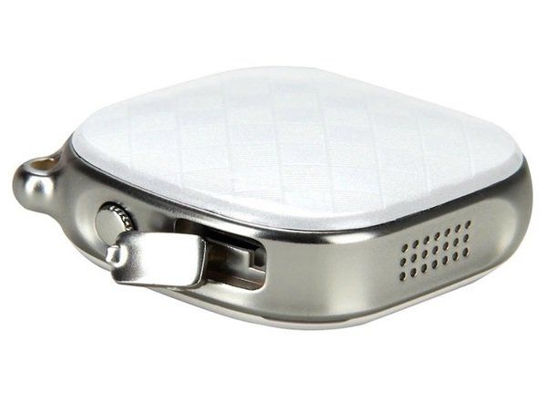 Кулон з GPS трекером GOGPS D15 білий