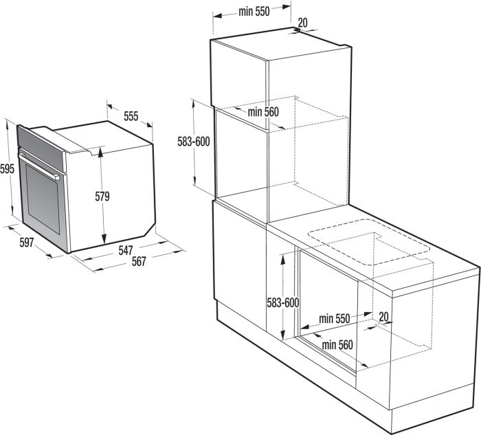 Духовка Gorenje BO7732CLB