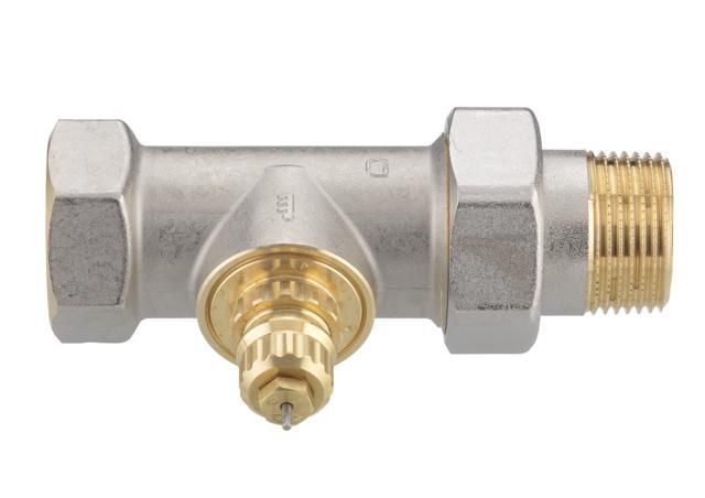 Клапан термостатичний Danfoss RA-G, DN 25, вх. 1" - вих. 1", прямий, нікель