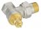 Клапан термостатичний Danfoss RA-G, DN 20, вх. 3/4" - вих. 3/4", кутовий, нікель