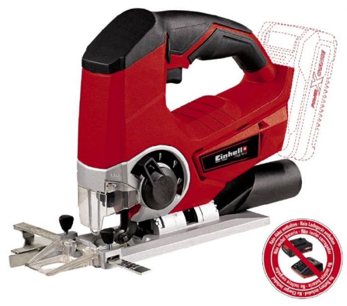 Лобзик Einhell TE-JS 18 Li-Solo, PXC, акум., хід 25.4мм, 3000 об/хв, 2.02кг, (без АКБ та ЗП)