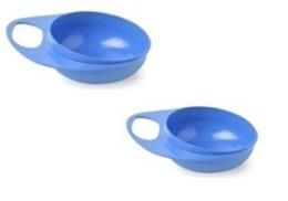 Тарілка для годування Nuvita Easy Eating глибока 2шт. синя NV8431Blue