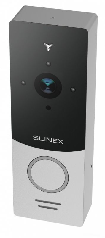Панель виклику Slinex ML-20IP, персональна, 2MP, 145 градусів, переадресація, сріблястий чорний