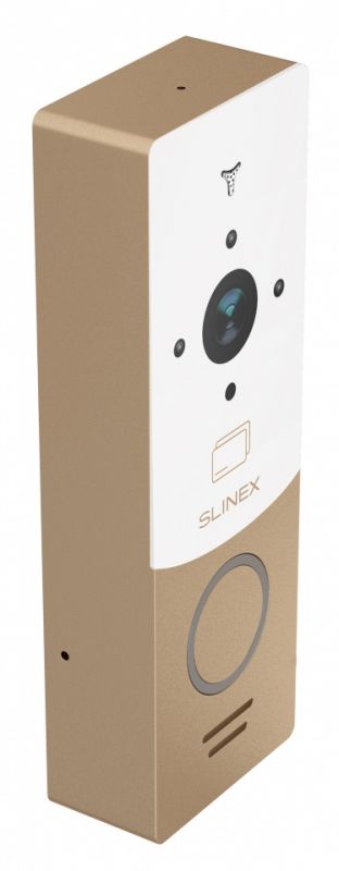 Панель виклику Slinex ML-20CRHD, персональна, 2MP, 115 градусів, безконтактна картка, золотий білий