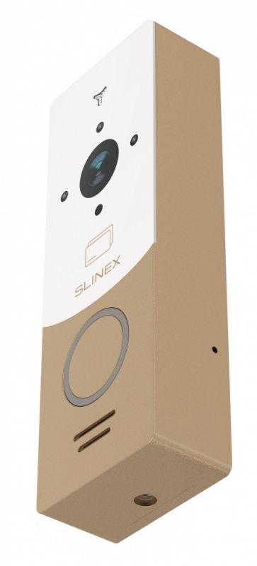 Панель виклику Slinex ML-20CRHD, персональна, 2MP, 115 градусів, безконтактна картка, золотий білий