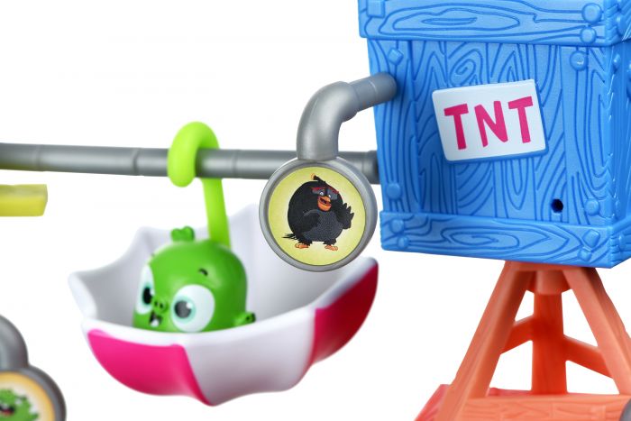 Набір Jazwares Angry Birds Medium Playset Pig City Build 'n Launch Playset