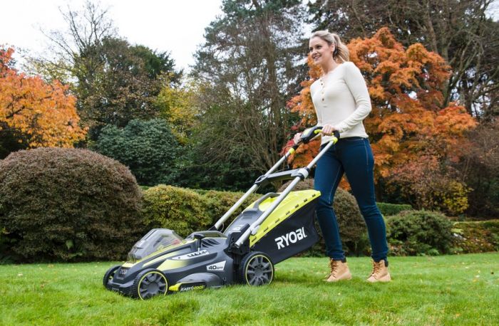 Ryobi Газонокосарка акумуляторна RLM36X41H-40, ширина скошування 40 см, 1 Батарея 36В х 4.0A/г