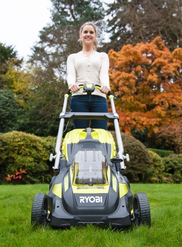 Ryobi Газонокосарка акумуляторна RLM36X41H-40, ширина скошування 40 см, 1 Батарея 36В х 4.0A/г