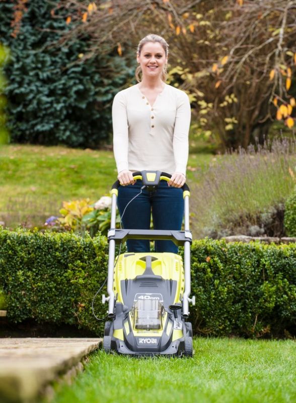 Ryobi Газонокосарка акумуляторна RLM36X41H-40, ширина скошування 40 см, 1 Батарея 36В х 4.0A/г