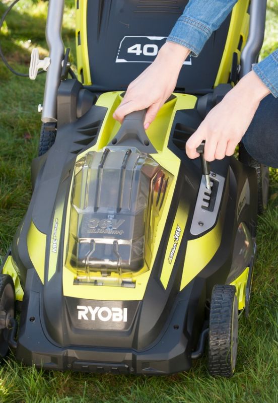Ryobi Газонокосарка акумуляторна RLM36X41H-40, ширина скошування 40 см, 1 Батарея 36В х 4.0A/г