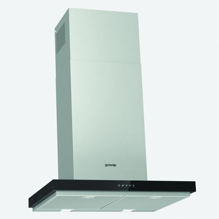 Вбудована настінна камінна витяжка Gorenje WHT643E4XBG