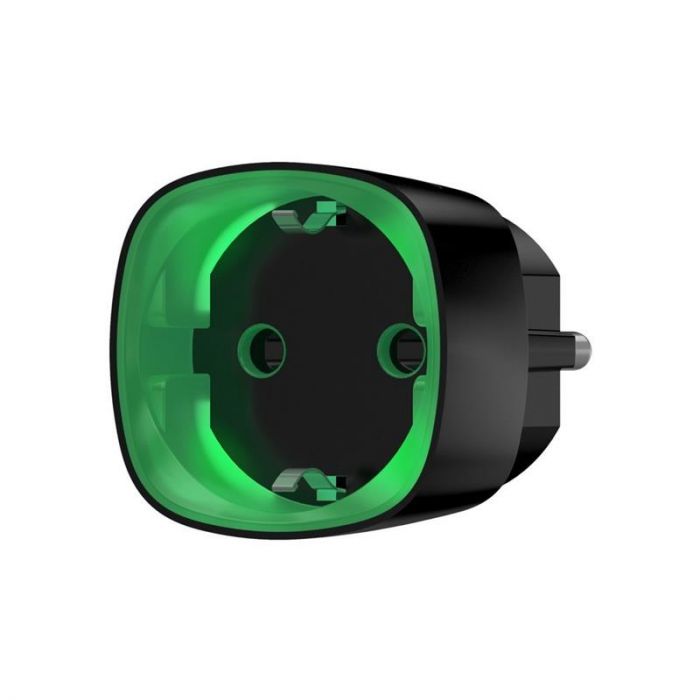 Розумна розетка з лічильником енергоспоживання Ajax Socket чорна, 230V, 11А, 2.5 кВт