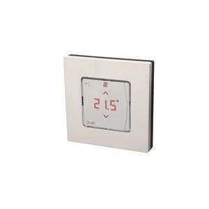 Терморегулятор Danfoss Icon RT IR, +5...35° C, інфрачервоний датчик, бездротовий, накладний, 2x AA, 3V, білий