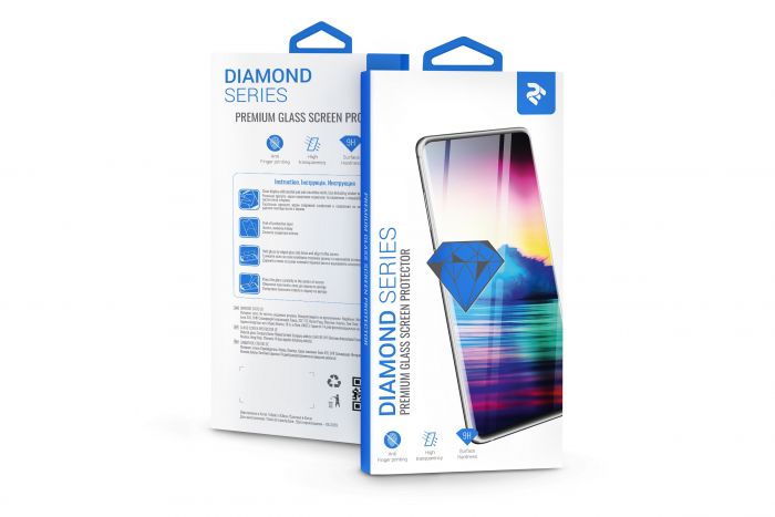 Комплект 2 в 1 захисне скло 2E для Samsung Galaxy A30(A305)/A50(A505), 2.5D FCFG, black border