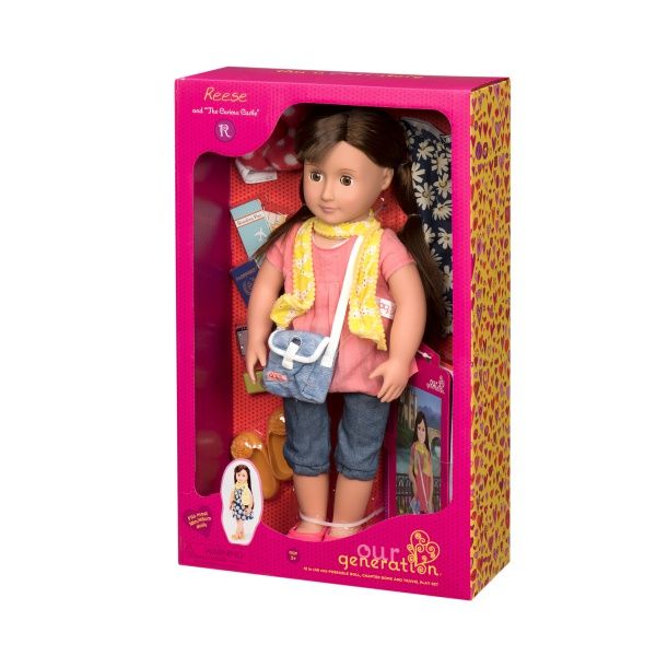 Лялька Our Generation DELUXE Різ з книгою 46 см BD31044ATZ