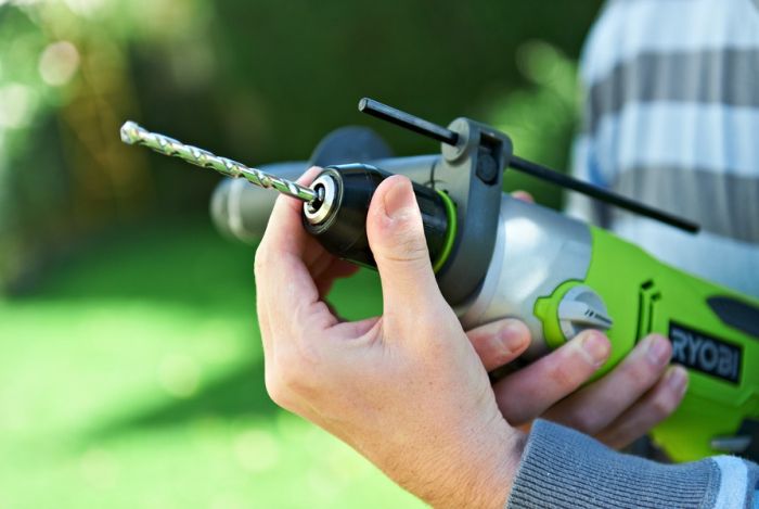 Ryobi Дриль ударний RPD1200-K, 1200 Вт, 2 шв., 13мм БЗП, LED 3.2кг