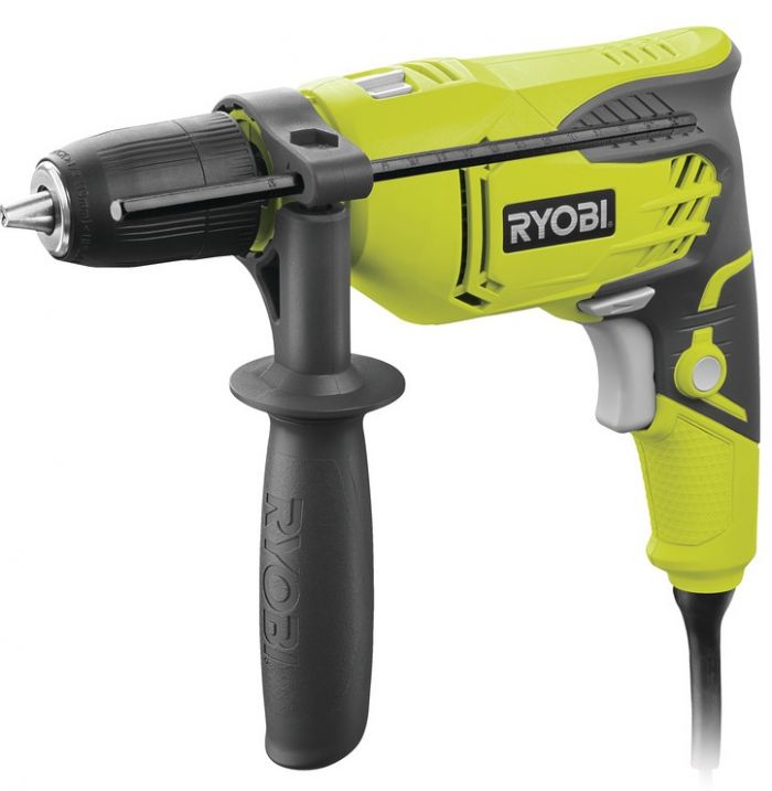 Дриль ударний Ryobi RPD500-G, 500 Вт, 13мм БЗП, 1.6кг