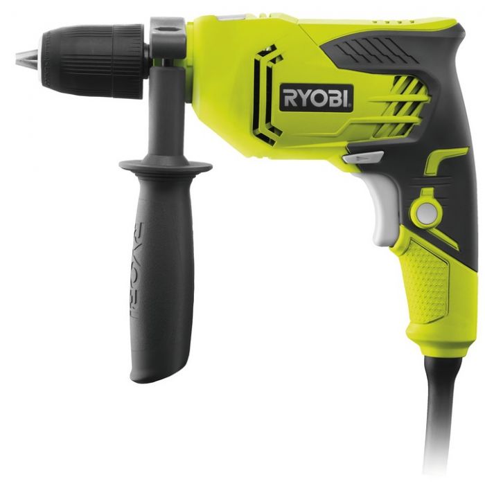 Дриль ударний Ryobi RPD500-G, 500 Вт, 13мм БЗП, 1.6кг