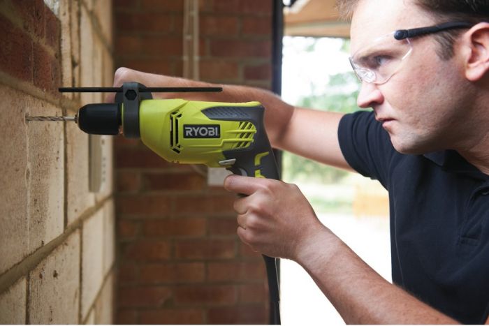 Ryobi Дриль ударний RPD800-K, 800 Вт, 13мм БЗП, LED, 1.8кг