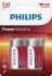 Батарейка Philips Power Alkaline лужна C(LR14) блістер, 2 шт