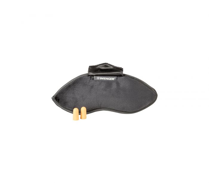 Маска на очі+беруші, Wenger, Eyemask with Ear Plugs, чорна