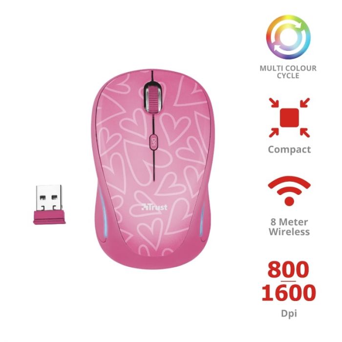 Миша Trust YVI FX WL PINK