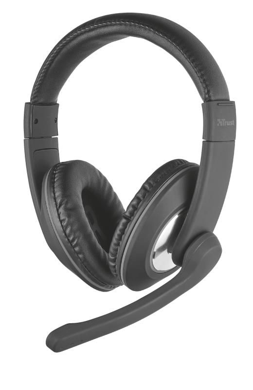 Гарнітура для ПК Trust Reno 3.5mm Black