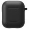 Чохол Spigen for AirPods Silicone, Black