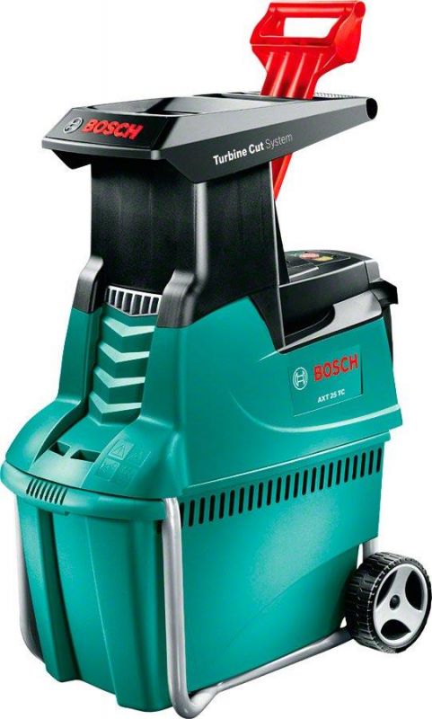 Подрібнювач садовий Bosch AXT 25 TC малошумний, 2500Вт, 45мм, 2.5 кг, 30.5 кг