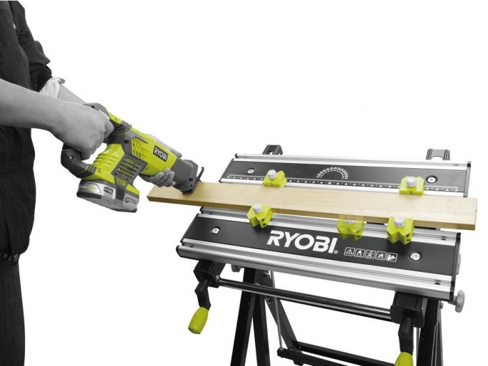 Ryobi Верстак складний RWB03, 600х570х760, 12,5 кг, 100 кг макс.вага, регулювання висоти