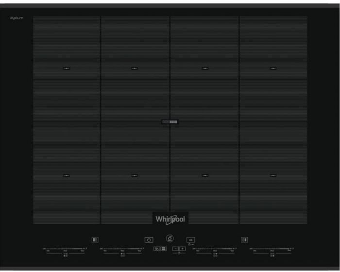 Варильна поверхня Whirlpool індукційна, 60см, розширена зона, чорний