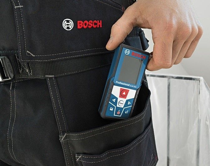 Далекомір лазерний Bosch GLM 500 ± 1.5 мм, 0.05 – 50 м, IP 54.
