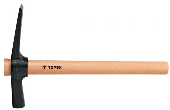 Молоток-кирка TOPEX, 700г, рукоятка дерев'яна