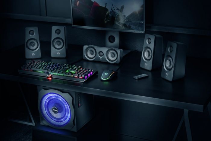 Акустична система (Колонки) Trust 5.1 GXT 658 Tytan Surround Speaker System Black