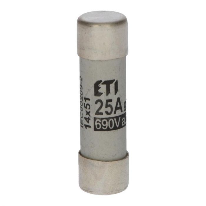 Запобіжник ETI CH 14x51 gG 25A 690V