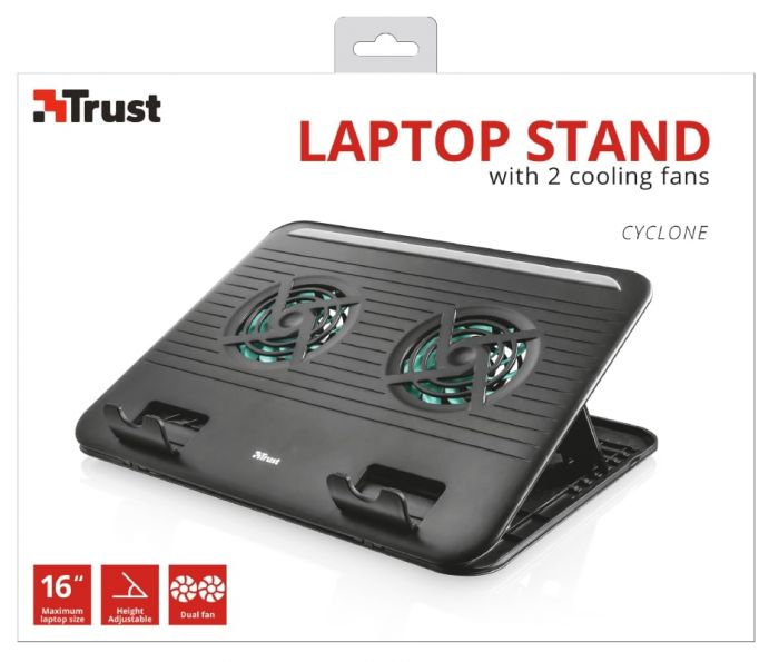 Підставка для ноутбука Trust Cyclone (16") Black