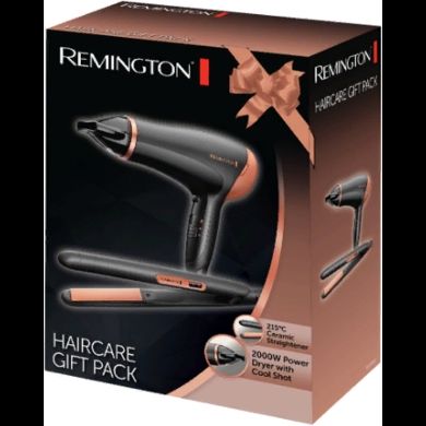 Подарунковий набір фен + випрямляч Remington D3012GP HAIRCARE GIFTPACK