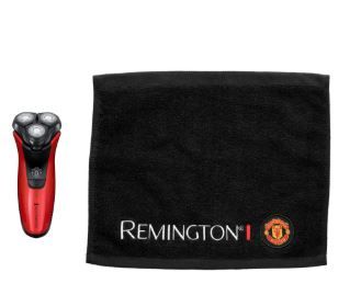 Бритва електр. Remington роторна Man Utd Power Series Aqua,  бритв.головок-3, сух.+волог., тример, кейс, чорно-червоний