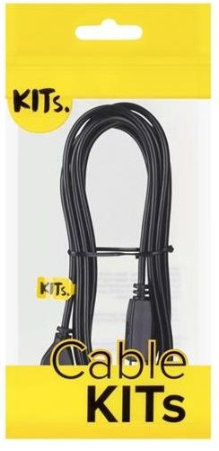 Кабель KITs USB 2.0(AM/BM), black, 1.8m