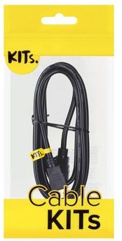 Кабель KITs HDMI 2.0 (AM/AM), black, 2m