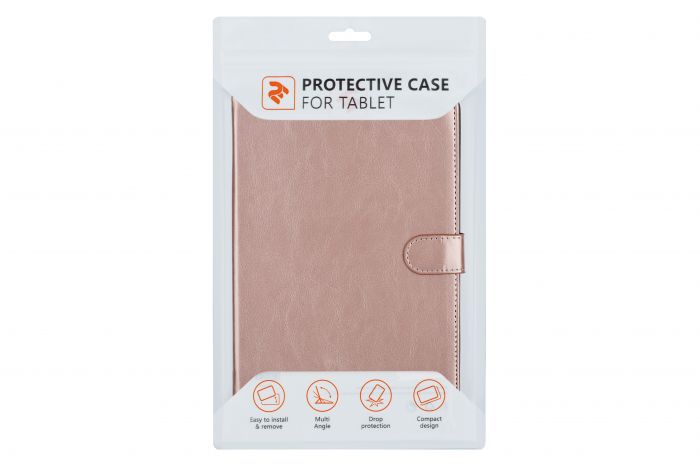 Чохол 2Е Basic універсальний для планшетів з діагоналлю 7-8", Rose Gold